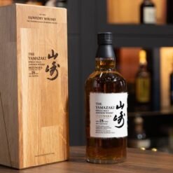 The Yamazaki 18 Years Japanese Single Malt Mizunara Oak Cask Whisky  750mL